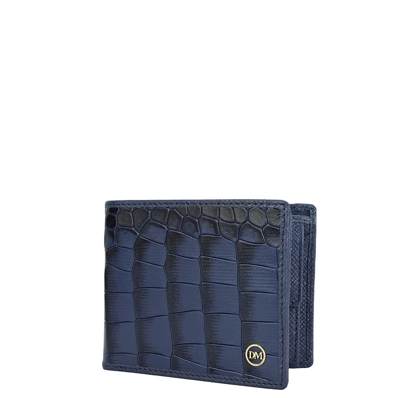 دا ميلانو Stardust Bifold Leather Mens Wallet